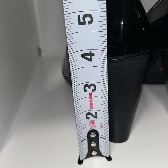 Camper Black Patent Leather Platform Pump Heels Women’s EU 39 US 8.5 - Picture 8 of 14